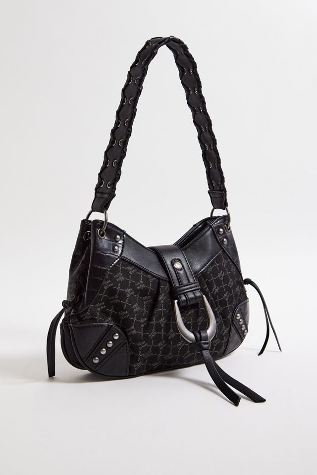 iets frans... Monogramm Quasten Schultertasche #2