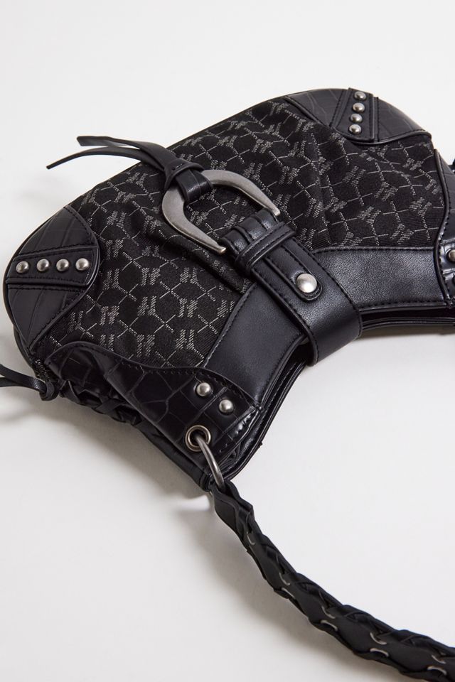 iets frans... Monogramm Quasten Schultertasche #4