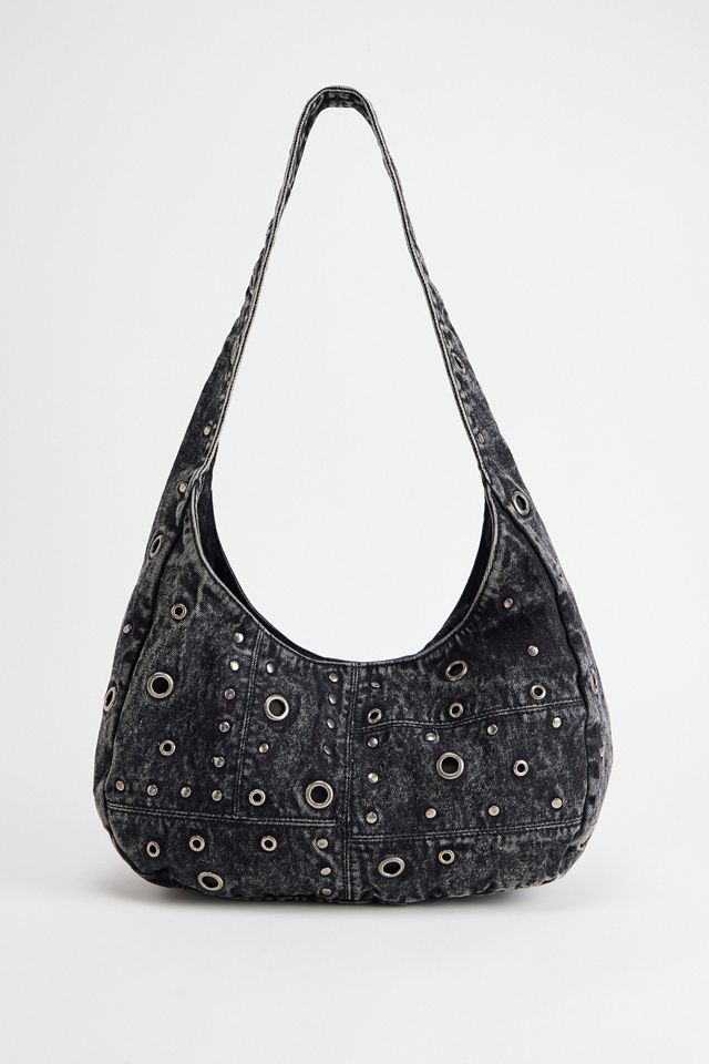UO 90s Denim Eyelet Slouch Bag #2