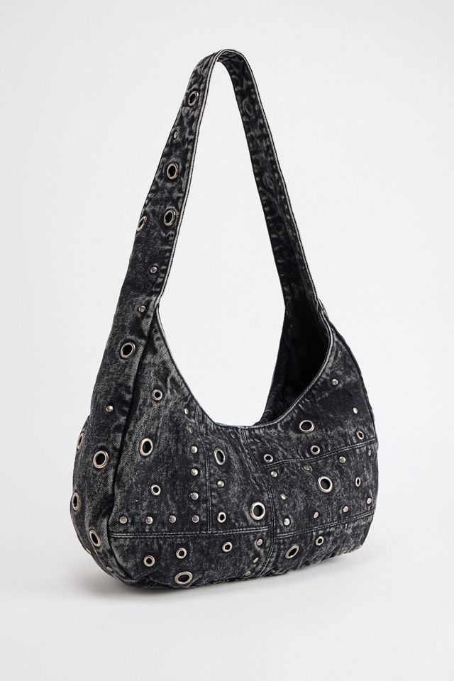 UO 90s Denim Eyelet Slouch Bag #3