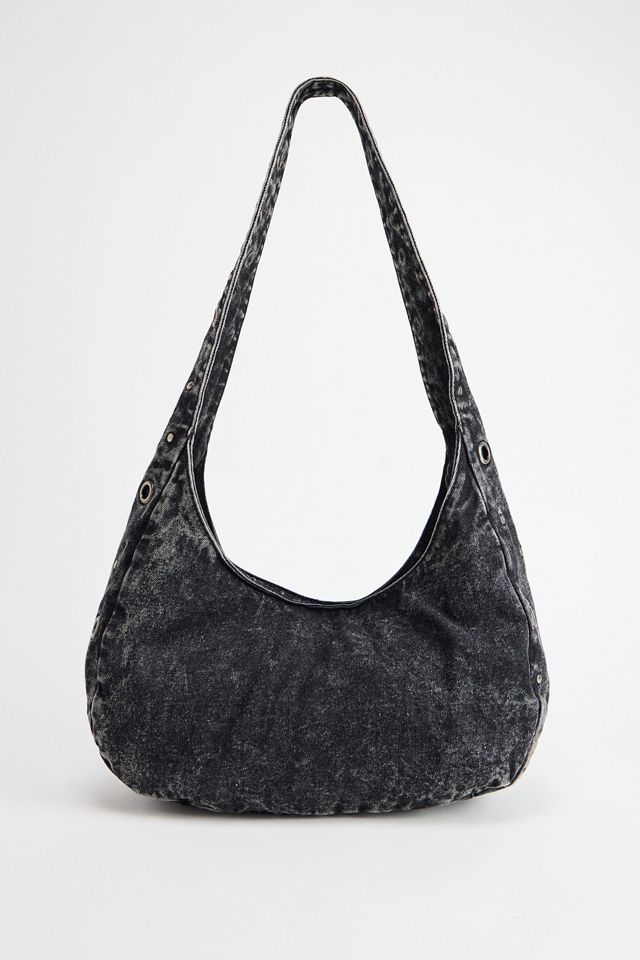 UO 90s Denim Eyelet Slouch Bag #4