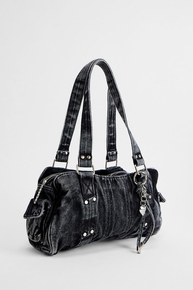 BDG Herz-Charme Denim Schultertasche #2