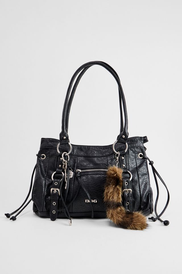 Bolso de Hombro de Cuero Sintético Lavado BDG Jude #1