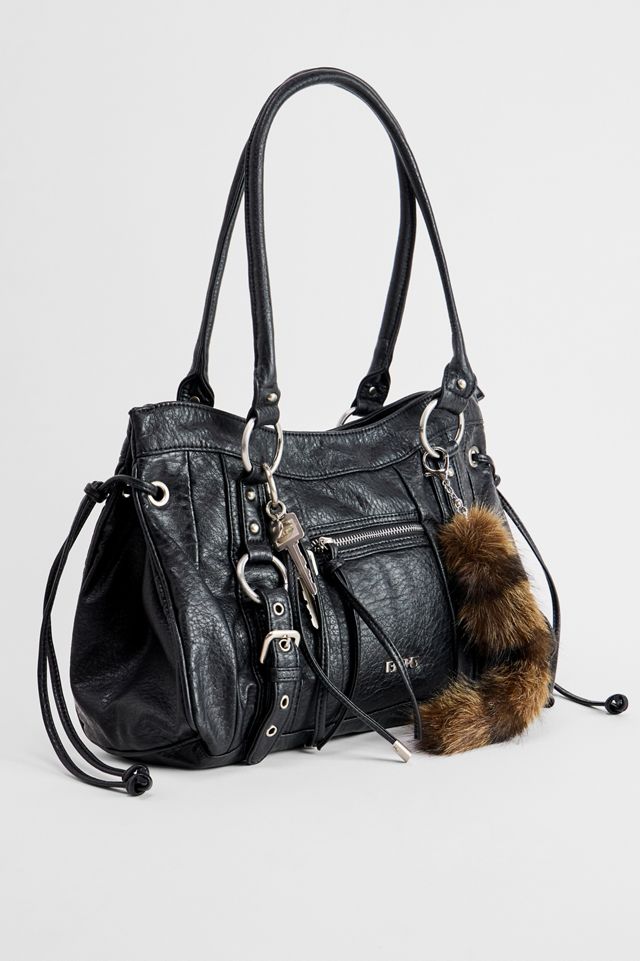 Bolso de Hombro de Cuero Sintético Lavado BDG Jude #3