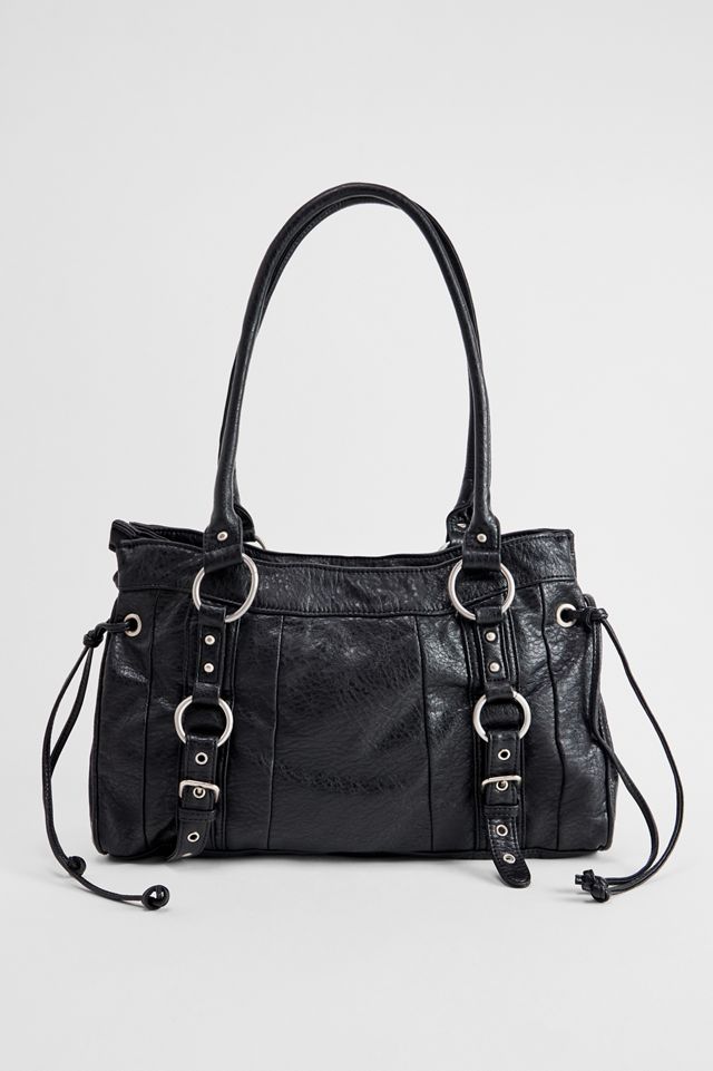 Bolso de Hombro de Cuero Sintético Lavado BDG Jude #4