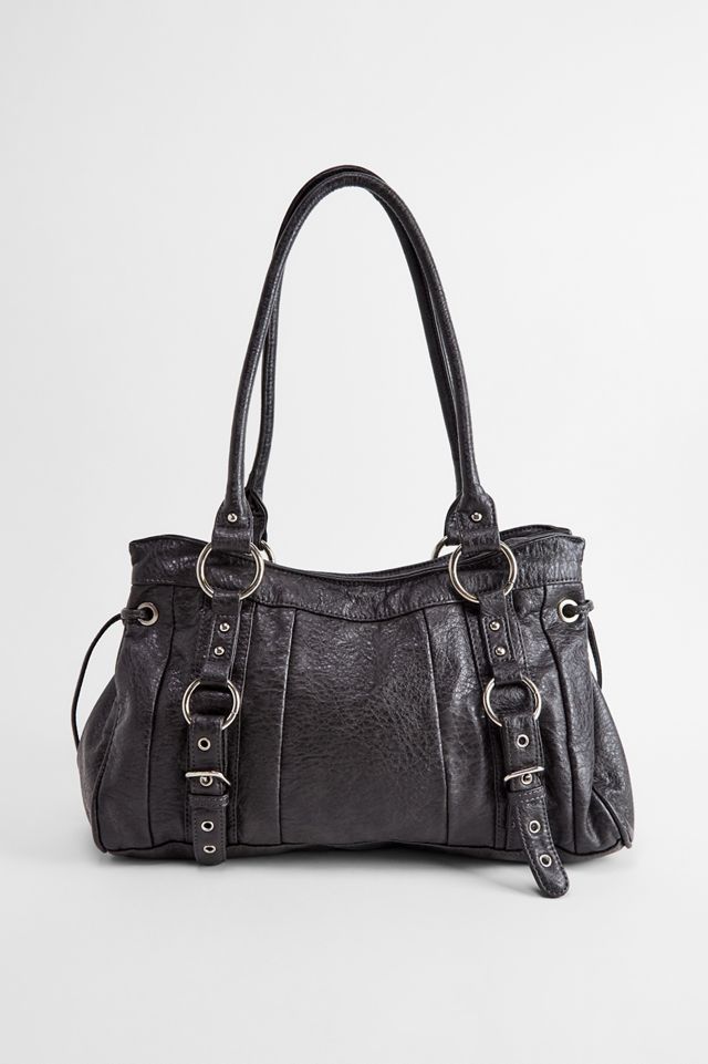 BDG Jude Washed Faux Leather Shoulder Bag #4