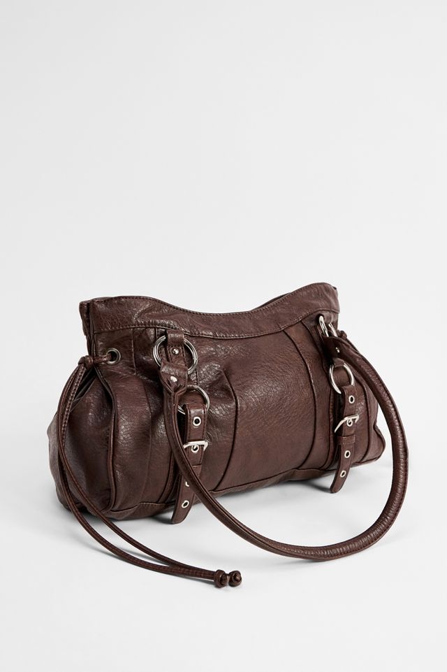 Bolso de Hombro de Cuero Sintético Lavado BDG Jude #4