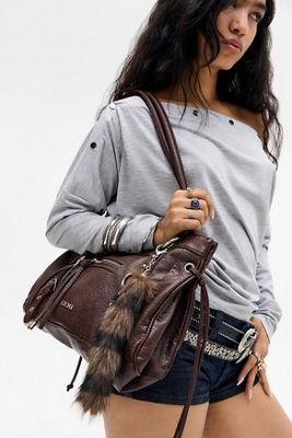 Sac à bandoulière en similicuir délavé BDG Jude