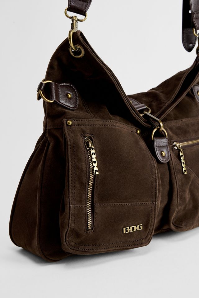 Sac Slouch à Poche en Suédine Ezra BDG #2
