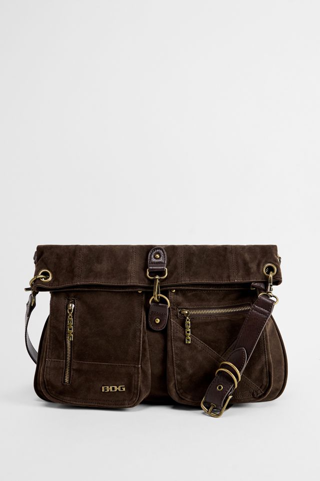 Sac Slouch à Poche en Suédine Ezra BDG #4