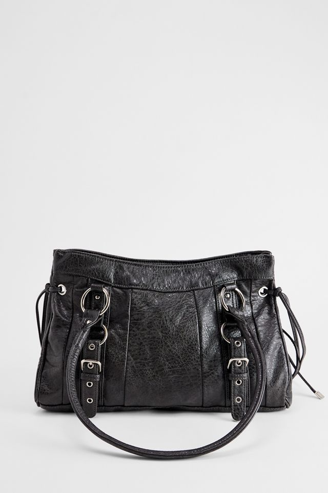 BDG Jude Black Faux Leather Shoulder Bag #4