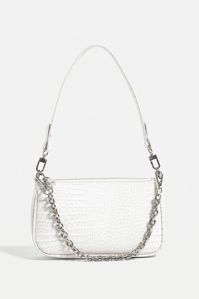 UO Chain Accent Croc Shoulder Bag #1