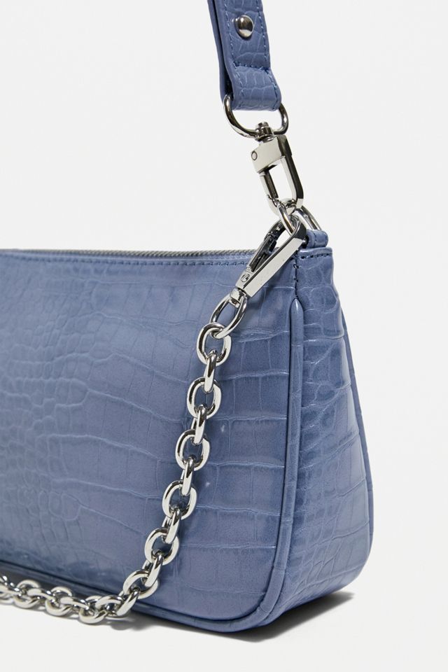 UO Chain Accent Croc Shoulder Bag #4