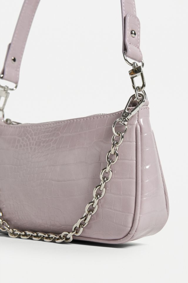 UO Chain Accent Croc Shoulder Bag #2