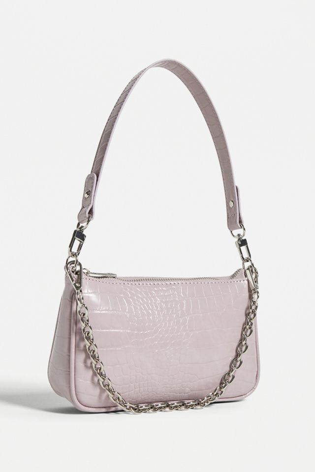 UO Chain Accent Croc Shoulder Bag #3