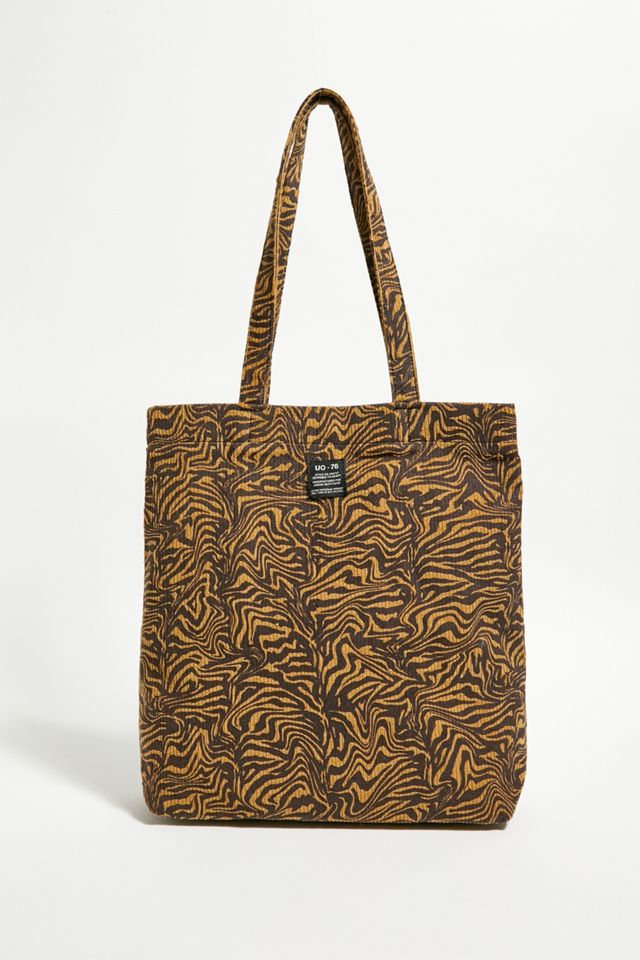 Bolsa de mano UO Corduroy Animal Print #2