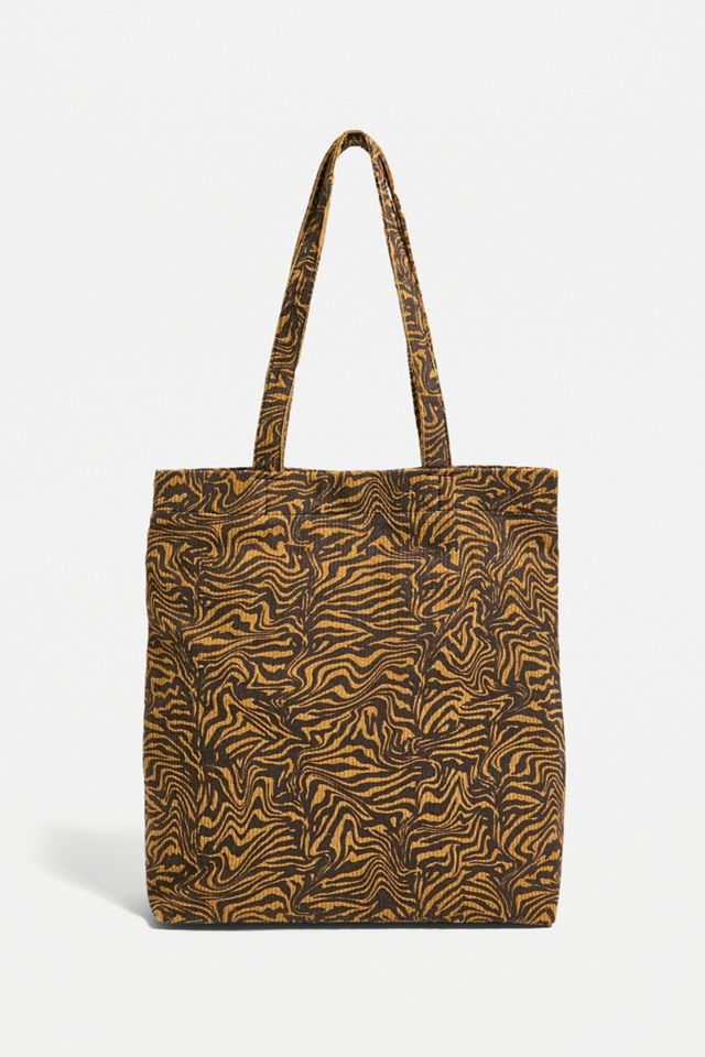 Bolsa de mano UO Corduroy Animal Print #4