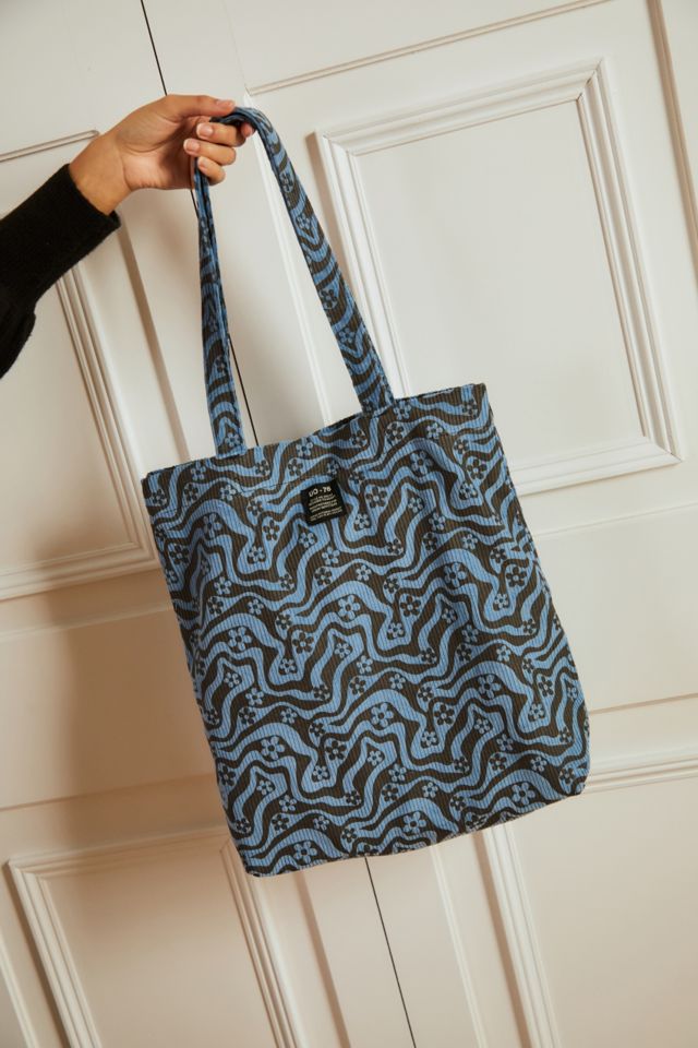 UO Swirl Floral Corduroy Tote Bag