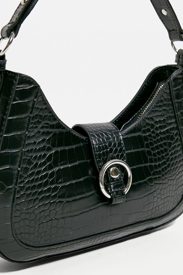 Borsa a Tracolla UO Curved Croc #2