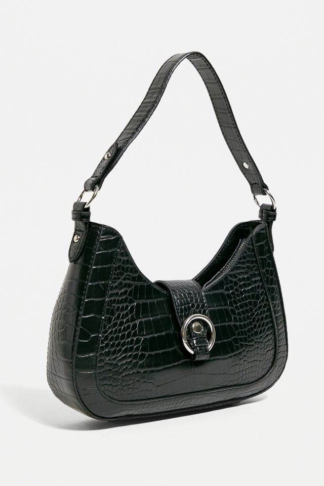 Borsa a Tracolla UO Curved Croc #3