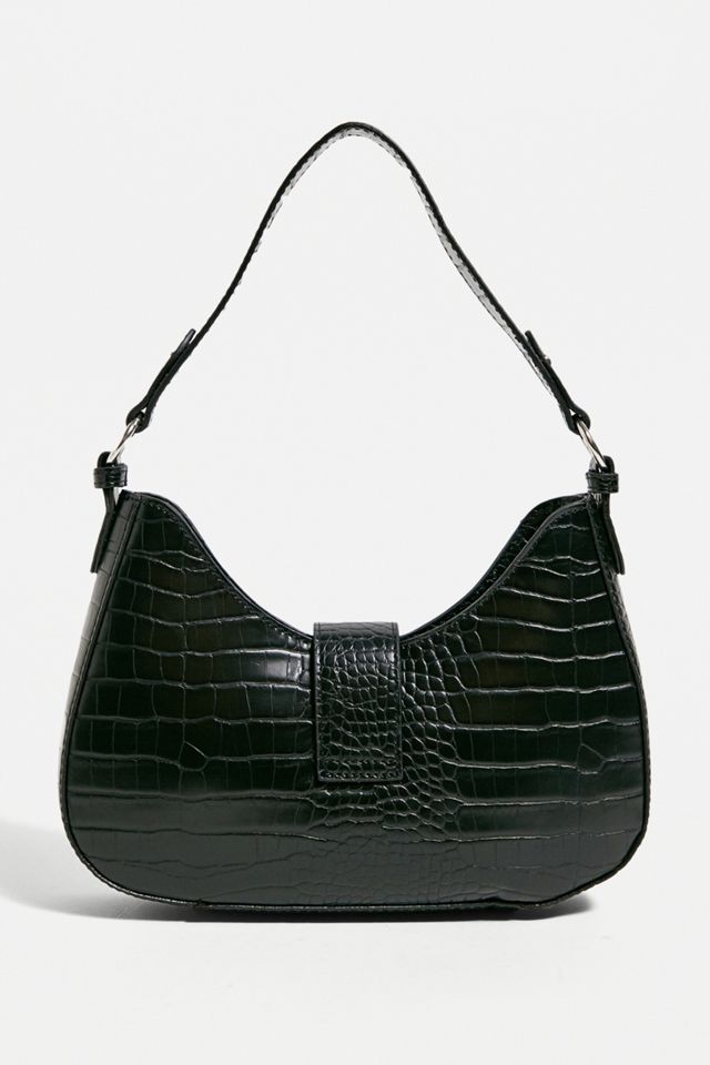 Borsa a Tracolla UO Curved Croc #4