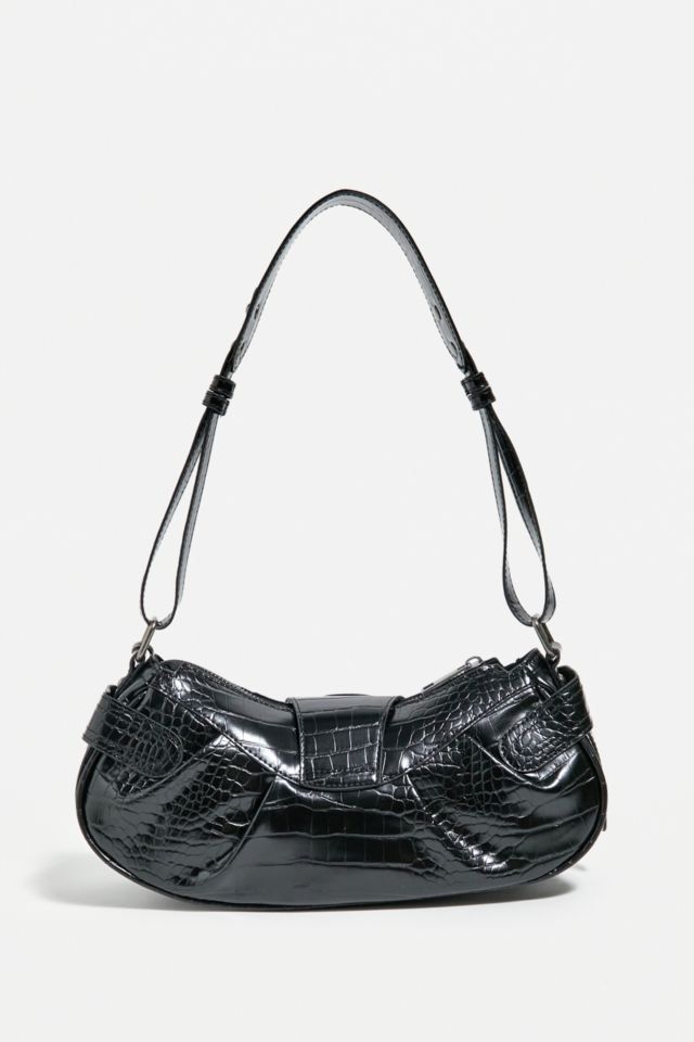 Urban Outfitters Uo Mini Y2k Biker Shoulder Bag in Black