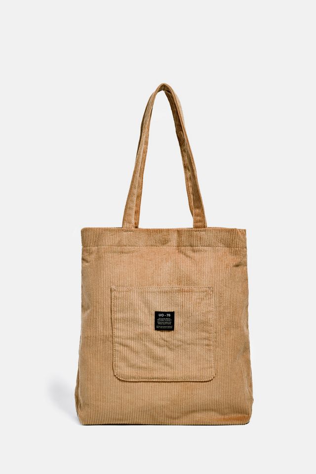 UO Corduroy Pocket Tote Bag Urban Outfitters UK