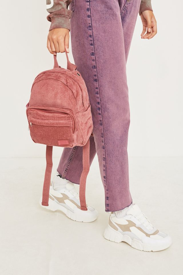 BDG Pink Corduroy Mini Backpack