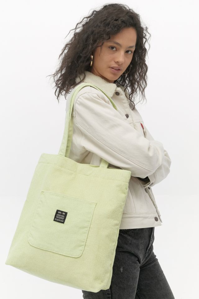 Urban Outfitters Uo Green Corduroy Tote Bag for Men