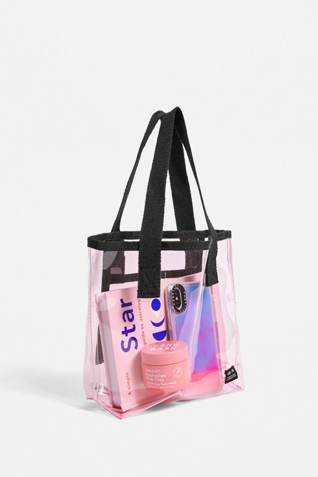UO - Mini sac fourre-tout en plastique rose #4