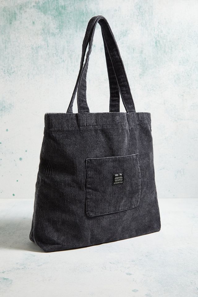 UO Oversized Corduroy Pocket Tote Bag #1