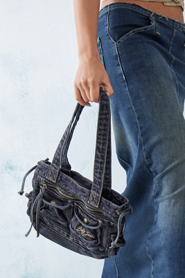 Denim Delight Y2K Trendy Shoulder Bag Blue Denim