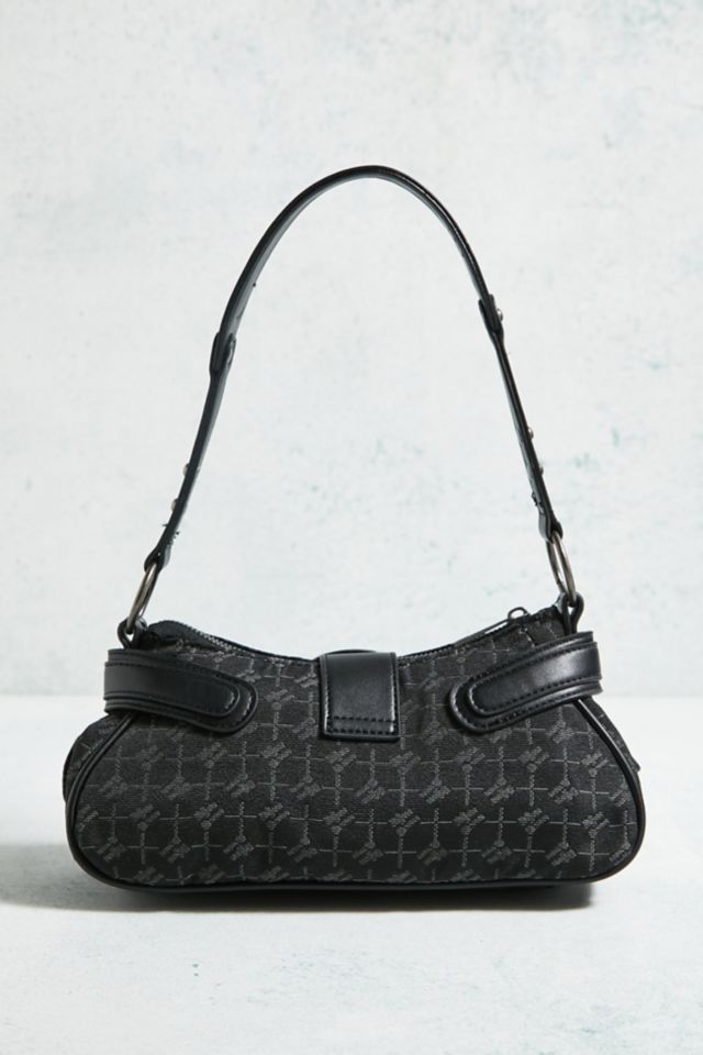 iets frans. Monogram Buckle Faux Leather Shoulder Bag Urban Outfitters UK