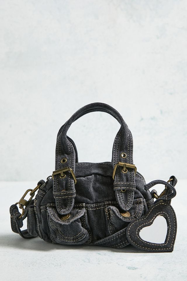【Urban Outfitters】BDG ミニ デニム クロスボディバッグ BDG Mini Denim Duffle Crossbody Bag | Urban Outfitters