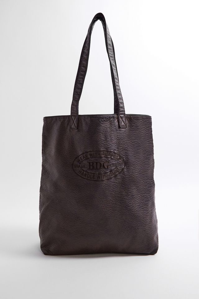 BDG Washed Faux Leather Tote Bag  #1