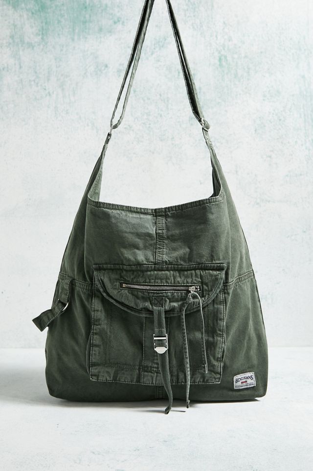 Sac à bandoulière ample en popeline BDG Y2K #3