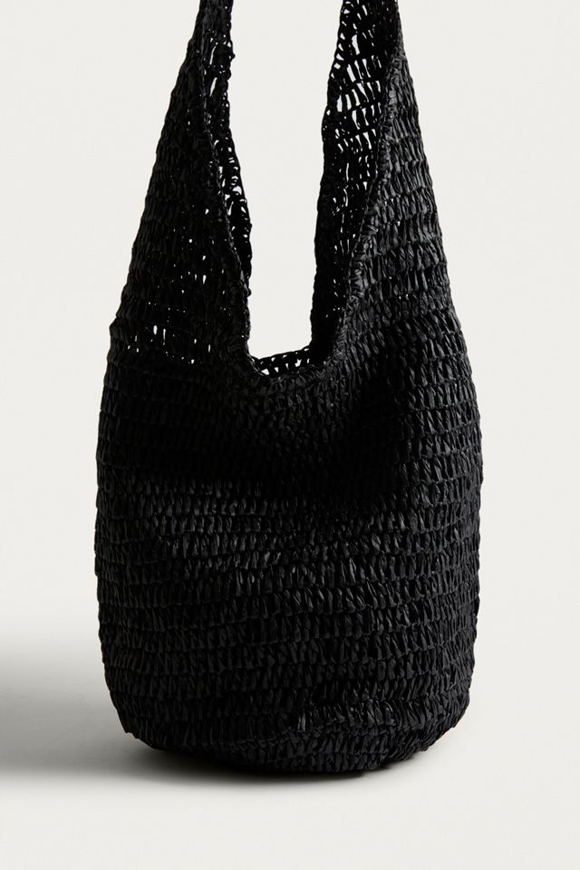 Slouchy Straw Tote Bag #3