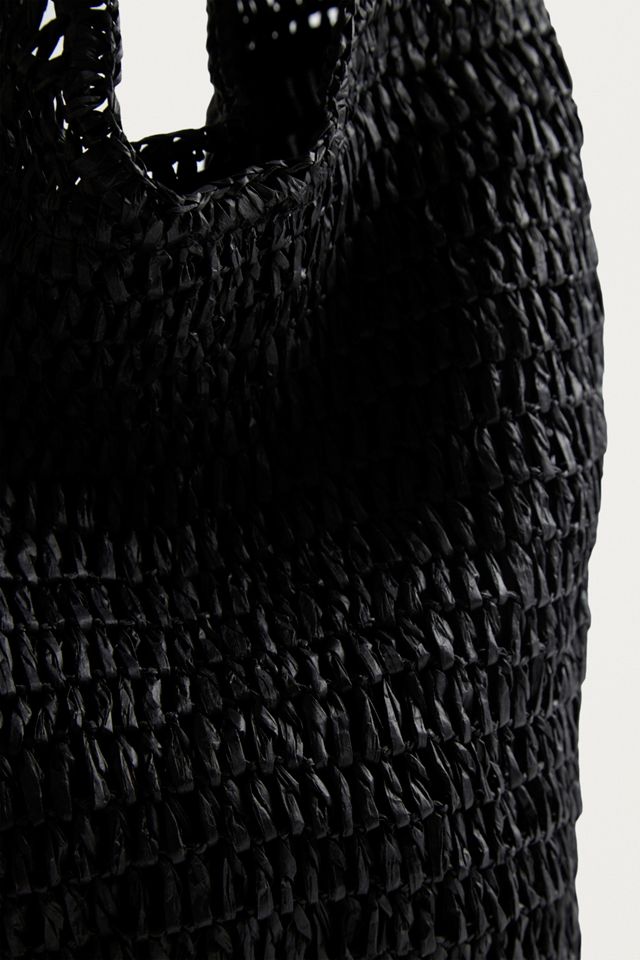 Slouchy Straw Tote Bag #4