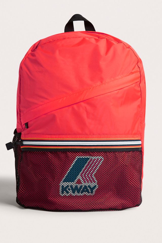 K-Way Red Packable Backpack | Urban Outfitters DE