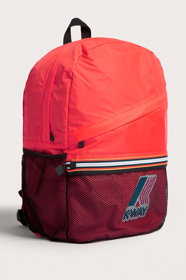 K-Way Red Packable Backpack | Urban Outfitters UK