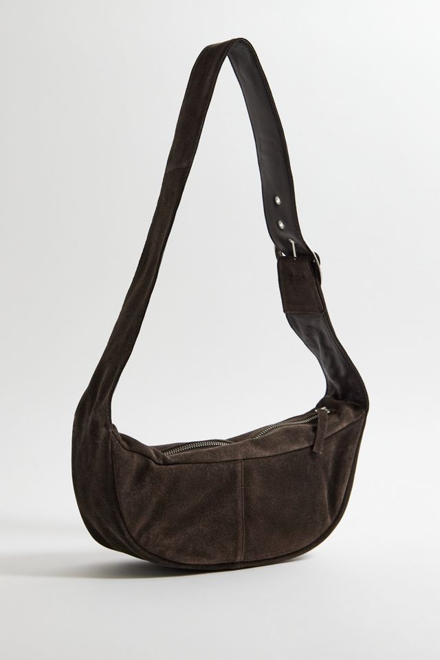 UO Suede Buckle Sling Bag #4