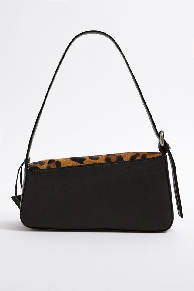 UO Leopard Print Leather Shoulder Bag #4