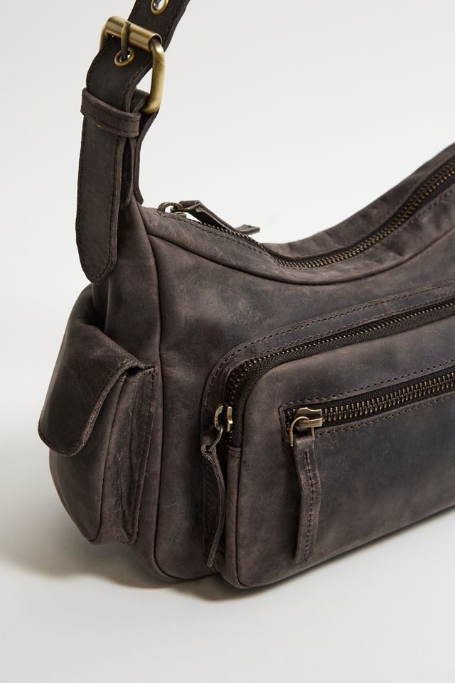 Borsa a Tracolla in Pelle UO Larry con Tasca #4