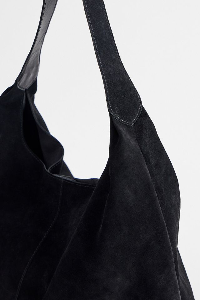 UO Wildleder Slouch Schultertasche #4