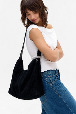 UO Ring Suede Slouch Bag Product Page