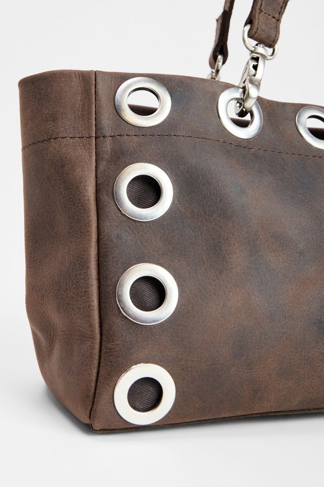 UO Elongated Eyelet Leather Bag #3
