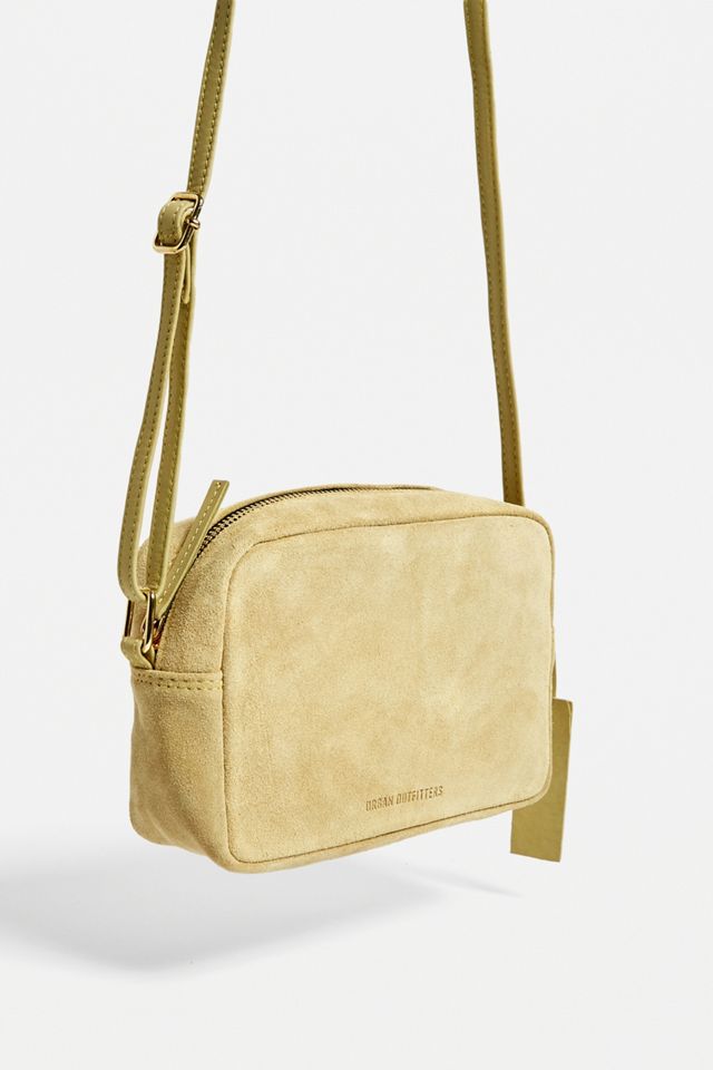 Urban Outfitters – Rechteckige Umhängetasche aus Wildleder #3