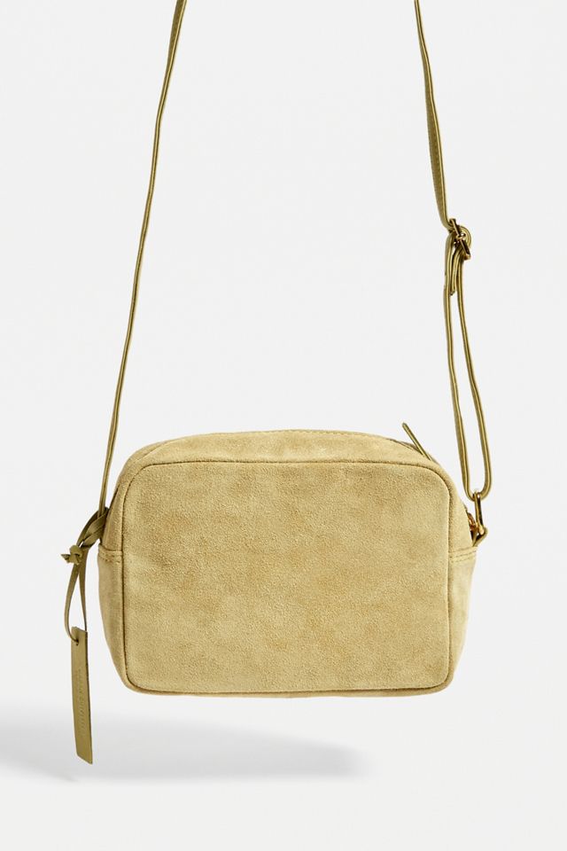 Urban Outfitters – Rechteckige Umhängetasche aus Wildleder #4