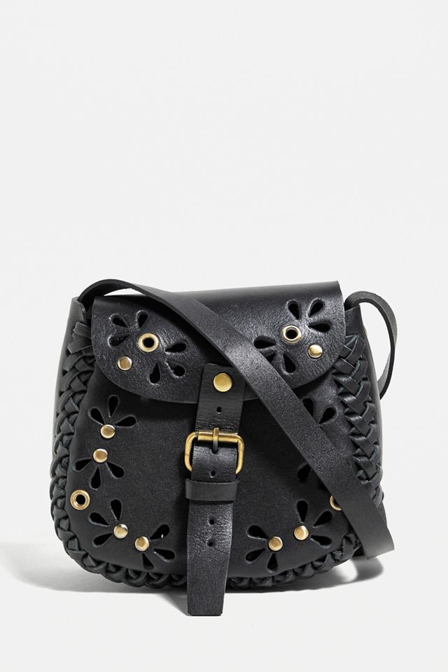 UO Nieten Blumen Mini Leder Handtasche #1