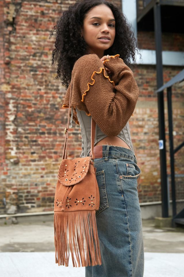 Leather fringe best sale purse urban outfitters